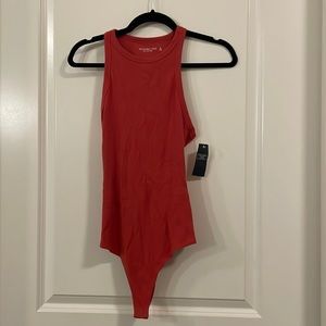 NWT Abercrombie ribbed scuba bodysuit size M